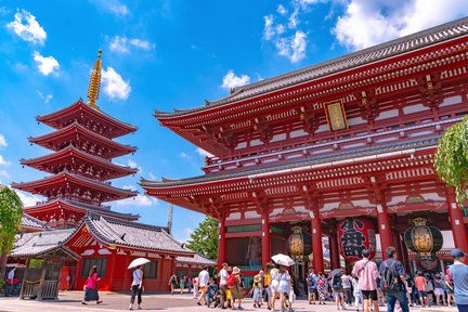 东京市内，浅草寺，今户神社和秋叶原神社半日游