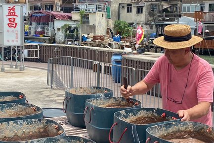 타이오 전통 새우장과 소금에 절인 계란 노른자 워크샵 | 홍콩 역사 문화 수공예품 | 틴수이와이 | 무형문화유산