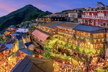 Excursion d'une journée au géoparc de Yehliu, Jiufen, Shifen et la cascade dorée