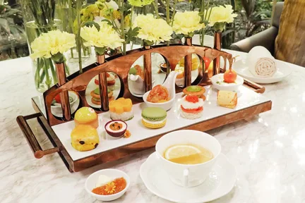 下午茶,曼谷素坤逸凯悦酒店 (Hyatt Regency Bangkok Sukhumvit) 大堂酒廊