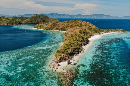 科倫島Malcapuya島海灘逍遙之旅（2個白沙灘島 & 1個沙洲）