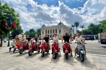 Half-day Hanoi City Vespa Tour