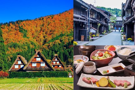 Excursión de un día en autobús a Shirakawago y Hida Takayama desde Nagoya