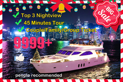 Victoria Harbour Sunset/Night Luxury Yacht - Skyline Cruise (Unlimited Snacks Drinks+Photography)