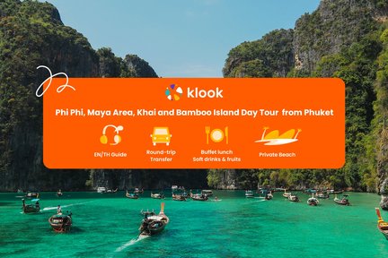 Tour Ngày Đảo Phi Phi, Maya, Khai và Bamboo của Yacht Master