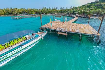 ทัวร์เกาะในฟู้ก๊วกแบบหรูหราด้วยเรือสปีดโบ๊ทหนึ่งวัน