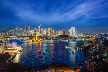 Sydney Night Tour dengan Sydney Eye 360 Observation Deck