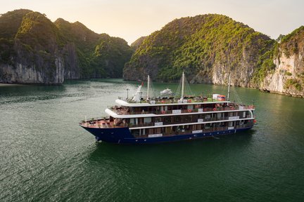 [เส้นทางใหม่] ทัวร์ล่องเรือที่ฮาลองเบย์และลันฮาเบย์ 2 วัน 1 คืน โดย La Pandora Cruise