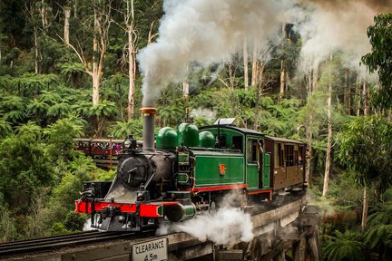 普芬比利蒸汽火车 & 菲利浦岛企鹅游行一日游 (Puffing Billy Steam Train & Penguin Parade Day Tour)