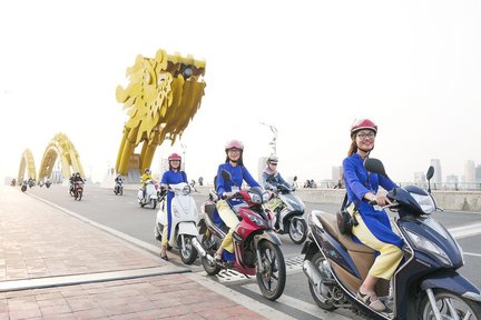 Tour por la ciudad de Da Nang con Aodai Rider