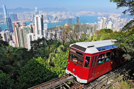 Hong Kong Island Guided Tour and Victoria Peak Cable Car Tour