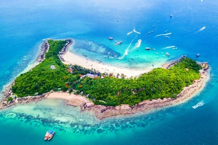 Excursion d'une journée à Koh Larn (île de corail) et Koh Sak avec activités nautiques au départ de Pattaya