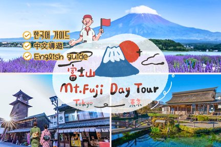 Tour di un giorno del Monte Fuji Oishi Park x Oshino Hakkai x Koedo Kawagoe (con partenza da Shinjuku)