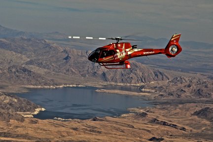 Survol en hélicoptère de la rive ouest du Golden Eagle Grand Canyon au départ de Las Vegas