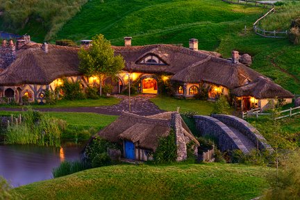 Excursion d'une journée sur le plateau de tournage du film Hobbiton au départ d'Auckland