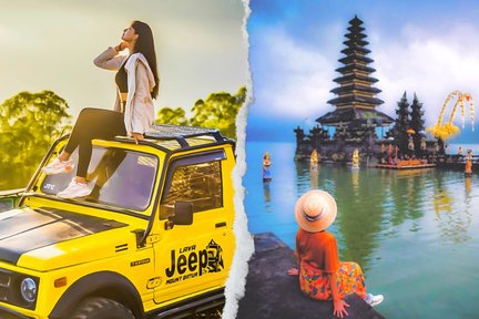 Tour Xe Jeep Tham Quan Núi Batur với Đền Ulun Danu Batur ở Bali