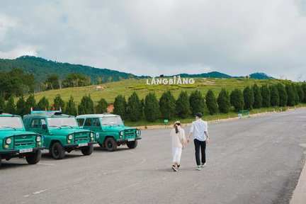 Da Lat: Eroberung des Berges Langbiang, Tagestour zum Datanla-Wasserfall mit optionalem Besuch von Lumiere