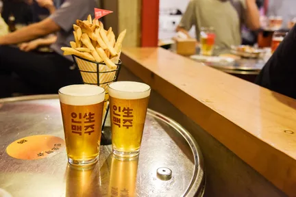 首尔热情岛土豆屋薯条 & 啤酒优惠套餐