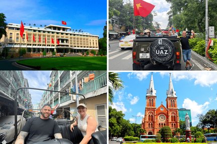 The Inside Saigon Half-day Tour by Vintage Jeep