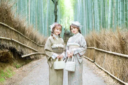 京都岚山和服租赁体验(京岚和服出租提供)