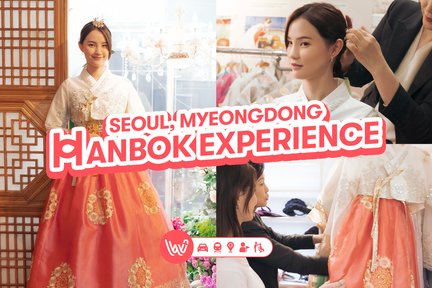 Traditional Hanbok Experience in Myeong-dong with In-House Studio