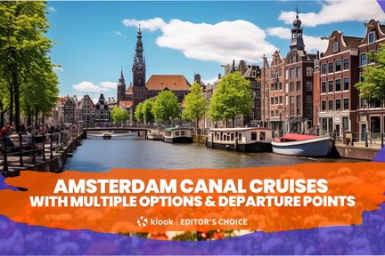 Amsterdam Canal Cruises with Multiple Options & Departure Points