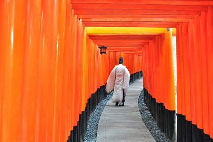 Tour di un giorno a Fushimi Inari-taisha, Arashiyama e Kiyomizu-dera da Osaka