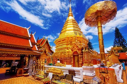 Lawatan Berkongsi Separuh Hari ke Doi Suthep Temple dari Chiang Mai