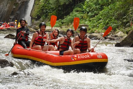 Rafting sur la rivière Ayung à Bali avec activités et visite guidée