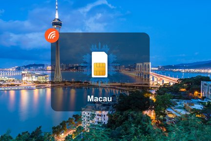 China Unicom Macau 4G/3G Unlimited SIM Card (Pick Up at Shun Tak Center, Sheung Wan, Hong Kong)