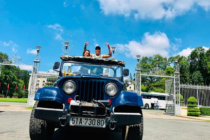 Sai Gon Private Half-Day City Tour by Army Vintage Jeep