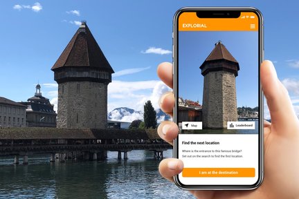 Private Lucerne Scavenger Hunt and Sights Self-Guided Trip