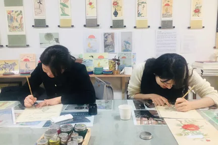 Suwon Drawing Korean Folk painting(Minhwa) Class