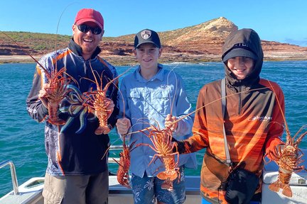 Crucero para pescar langosta y experiencia de degustación en Kalbarri