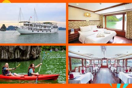 2D1N Halong Bay: Sung Sot Cave, Kayak, Fishing by Oriental Cruise