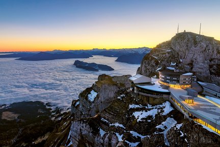 Tur Lucerne dengan Gunung Pilatus dari Zurich