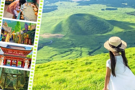 九州三大必游线路|阿苏山火山奇景・别府地狱温泉・汤布院艺术小镇 ・自然动物园亲密接触