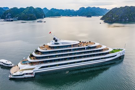 [Laluan 2] 2H1M Ha Long Bay oleh 5-Star Luxury Sea Stars Cruise