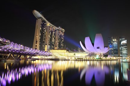 Tour Đạp Xe Đêm Tham Quan Marina Bay