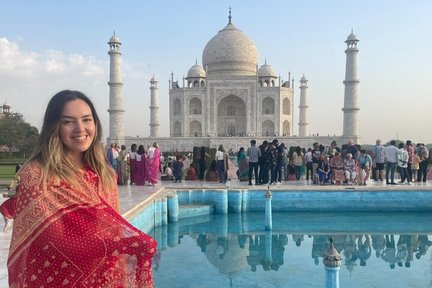 Am selben Tag Taj Mahal-Tour mit dem Auto ab Delhi