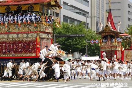 Kyoto Gion Festival & Lake Biwa Lunch Cruise Bus Tour