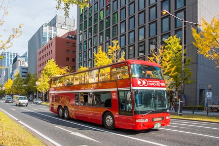 名所めぐり 2階建てオープントップバスツアー（大阪駅発 / Osaka Sky Vista提供）