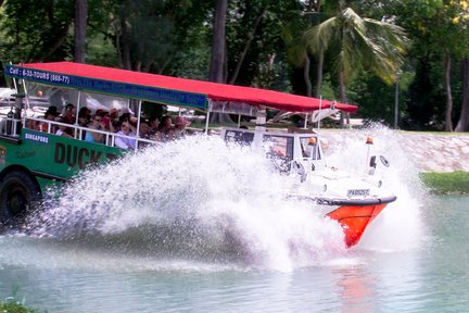 ทัวร์รถสะเทิ้นน้ำสะเทิ้นบก The Original DUCKtours สิงคโปร์