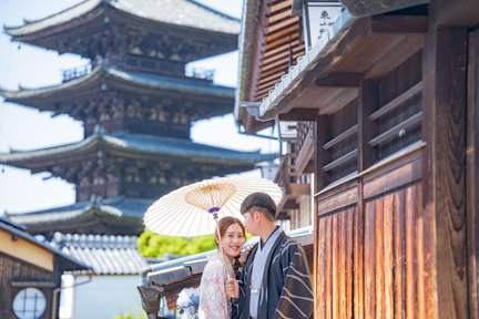 Kyoto photography service, Japanese professional photography and kimono, no limit on the number of couples and families, all negatives will be sent