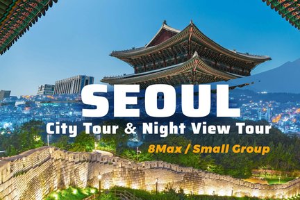 Tagestour mit Blick auf die Stadt Seoul bei Nacht