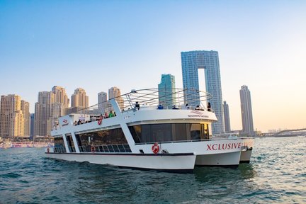 Dîner-croisière dans la marina de Dubaï avec musique live