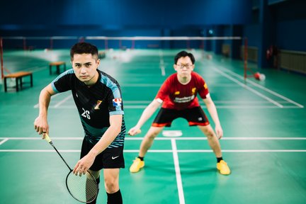 Pista de bádminton y fútbol sala en IOI City Mall en Putrajaya