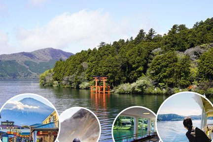 Mount Fuji Hakone Internet celebrity check-in/Lake Ashi cruise day tour (depart from Tokyo)