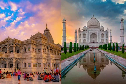Private Taj Mahal and Mathura, Vrindavan Day Trip From Delhi