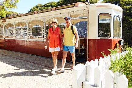 Tour de 2 horas en tren y túnel Oliver Hill desde la isla Rottnest